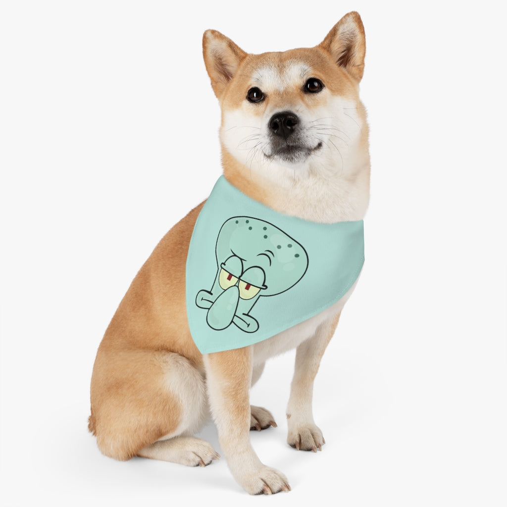 Squidward Dog Bandana