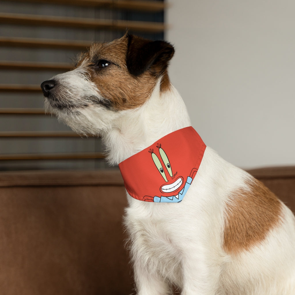 Mr. Krabs Dog Bandana