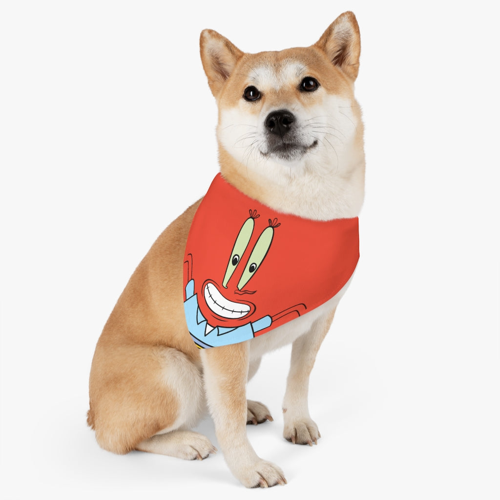 Mr. Krabs Dog Bandana