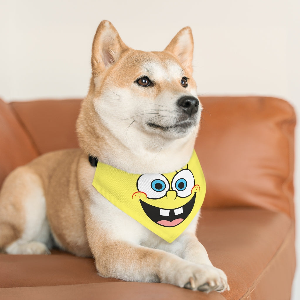 Spongebob Dog Bandana Collar