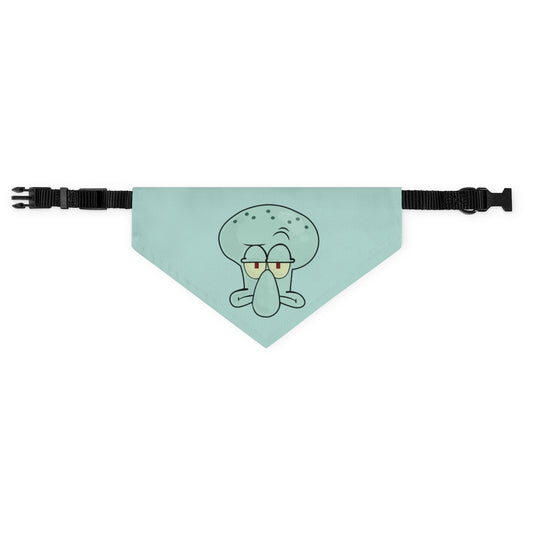 Squidward Dog Bandana