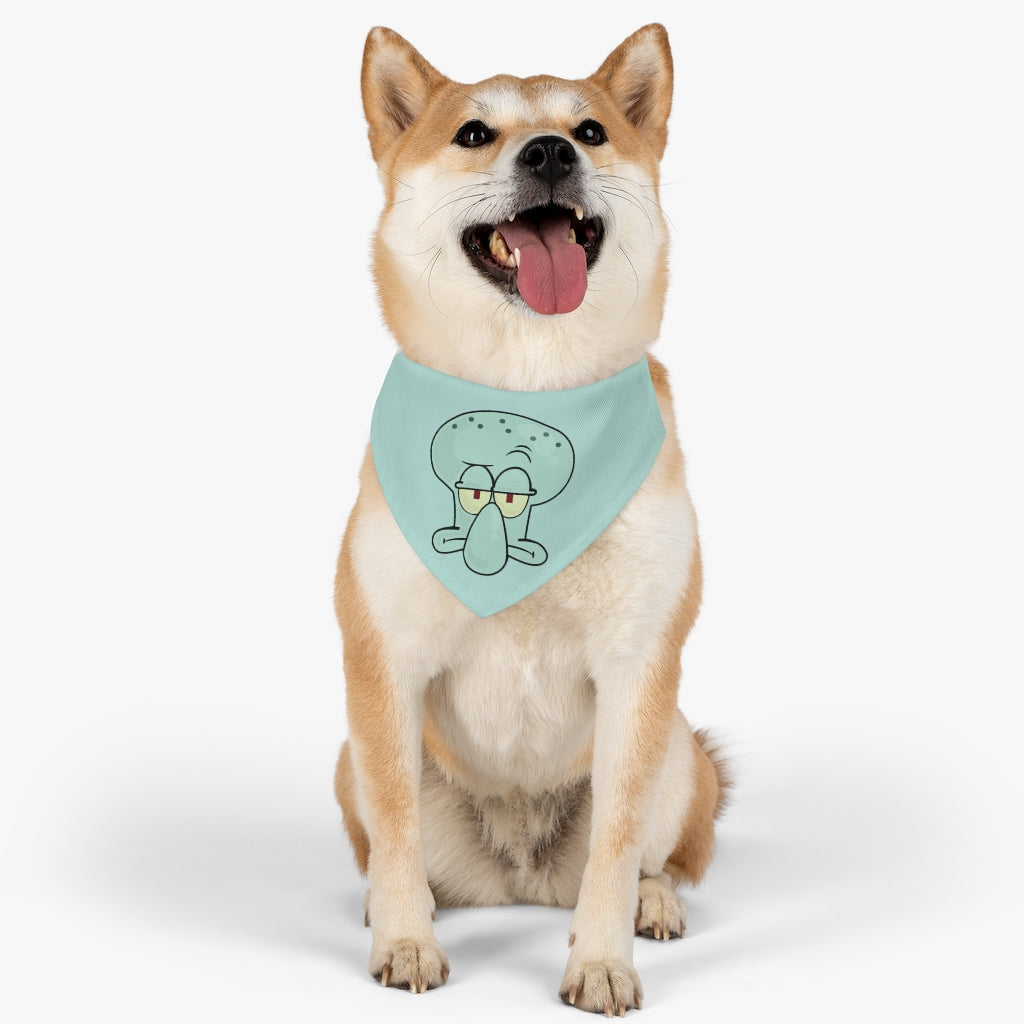 Squidward Dog Bandana